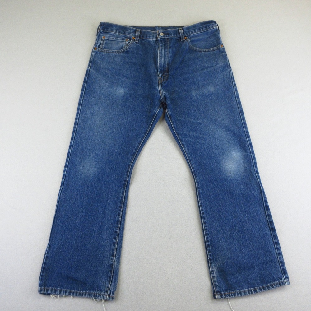 Levis 517 Bootcut Jeans Mens 38x29 Blue Medium Wash 100% Cotton Denim 00517-0216